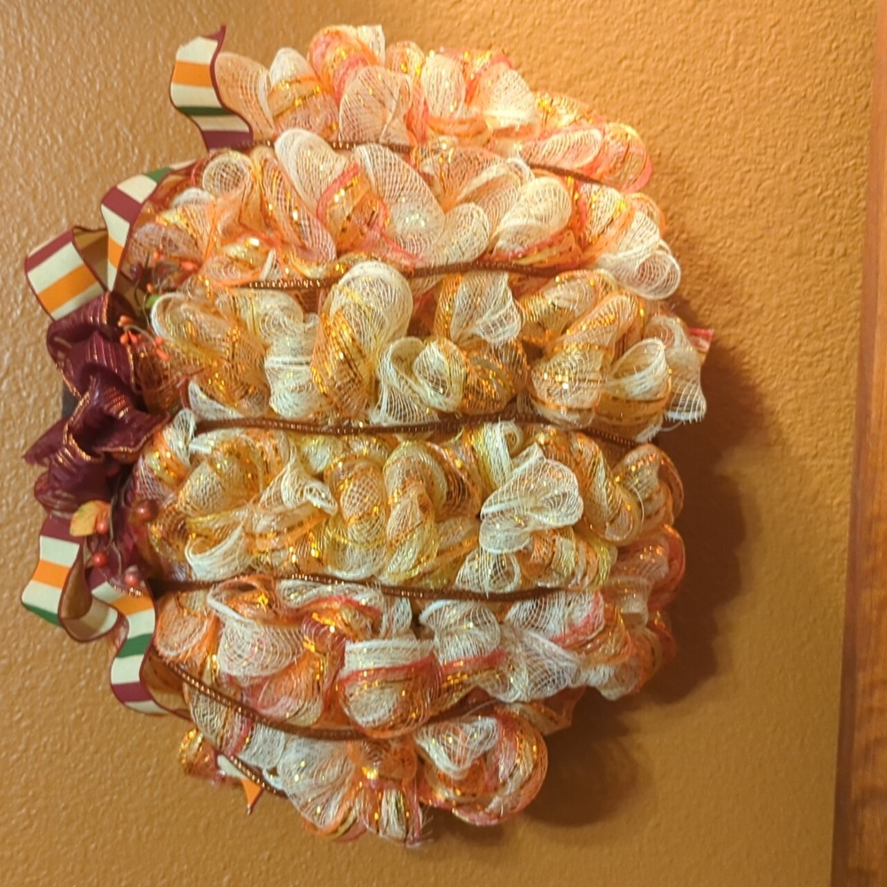 Fall wall decor wreath